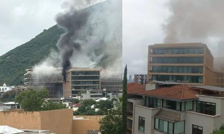 Se incendia torre de departamentos Akumal en San Pedro