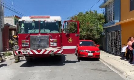 Mujer alcanza a salvar a sus hijos de un incendio en la colonia La Madrid