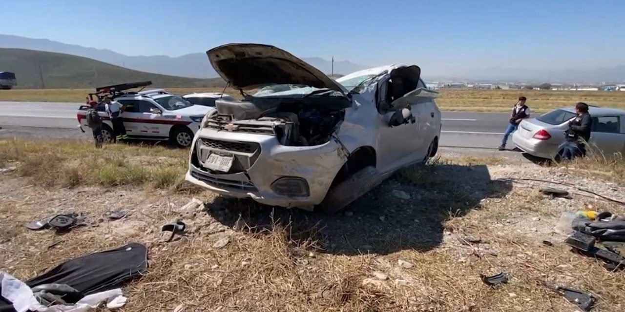 Automovilista vuelca tras dormitar al volante en la 57