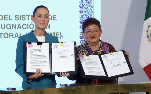 Sheinbaum envía leyes secundarias al Senado para elección de jueces, magistrados y ministros