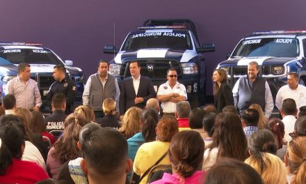 Entregan siete patrullas a la Policía Municipal de Ramos Arizpe