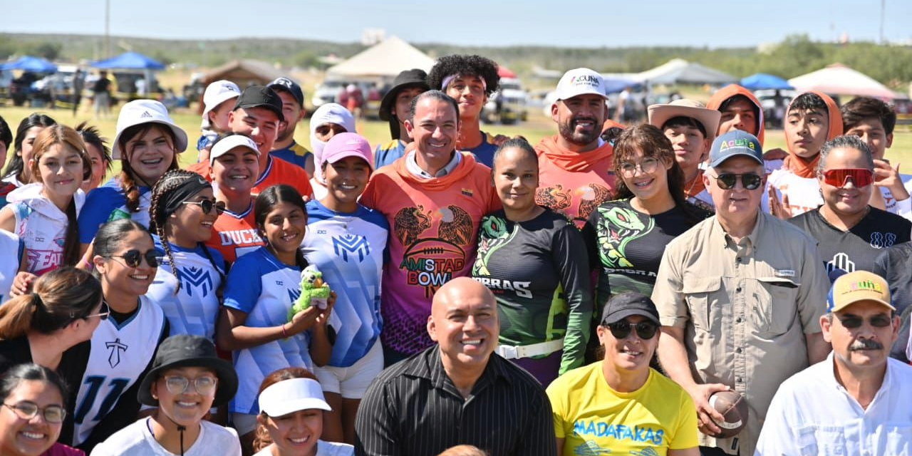 Refrenda alcalde de Acuña compromiso con el deporte en la jornada ‘Amistad Bowl’