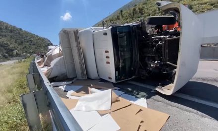 De nueva cuenta se registra un accidente en Los Chorros
