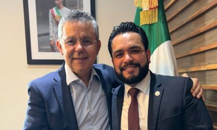 Se reúne Alberto Hurtado con César Yáñez, subsecretario de Derechos Humanos, Población y Migración de la Secretaría de Gobernación del Gobierno Federal