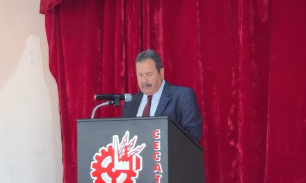 Rinde cuentas director del Cecati 184