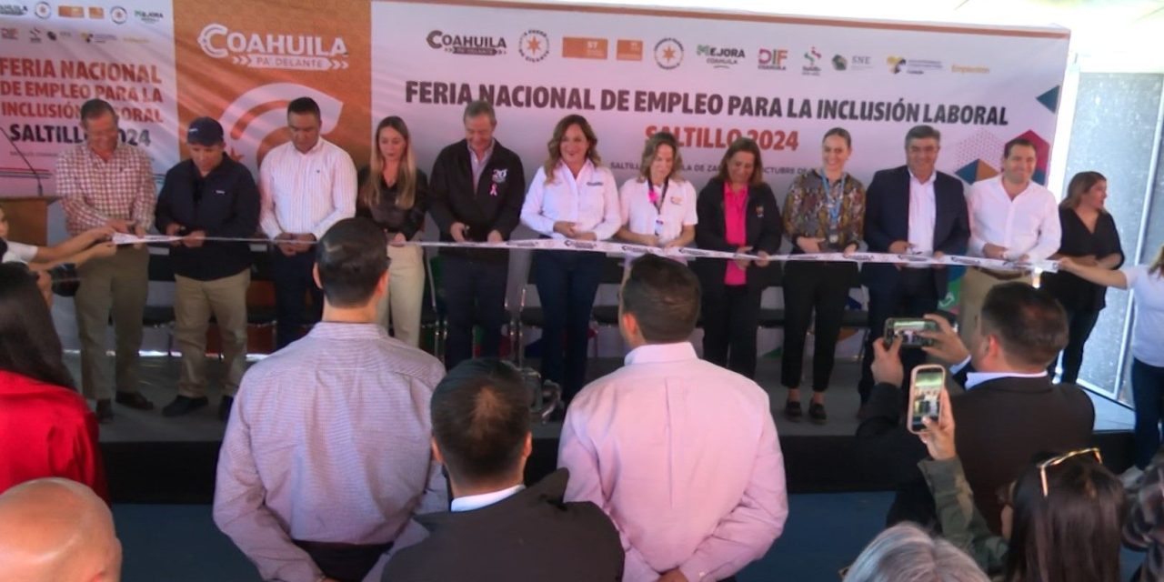 Se realizó Feria del Empleo para inclusión laboral en Saltillo