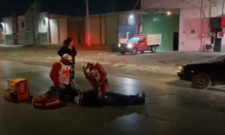 Hombre termina con fractura tras choque en Saltillo