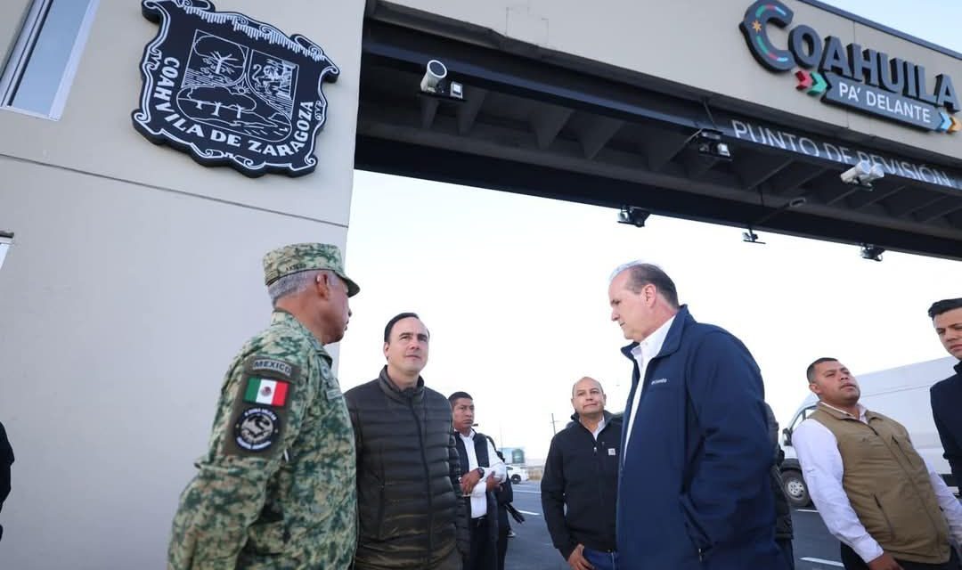 Presenta Manolo Jiménez primer Arco de Seguridad carretero