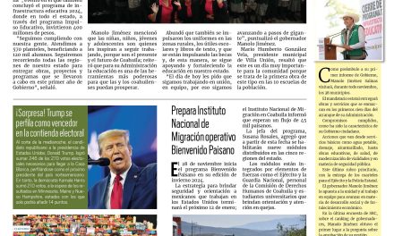 Portada RCG Fronteriza [06 de noviembre de 2024] Manolo Jiménez entrega infraestructura educativa; convocan a sorteo del Servicio Militar Nacional en Acuña y más…