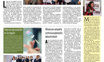 Portada RCG Fronteriza [09 de noviembre de 2024] Enfrentados Cecilia y Luis Fernando Salazar: visitan 5 mil estudiantes la Expo Maquila y de Proveedores 2024 y más…