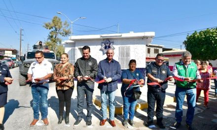 Entregan caseta de vigilancia en la colonia Tierra y Libertad de Torreón