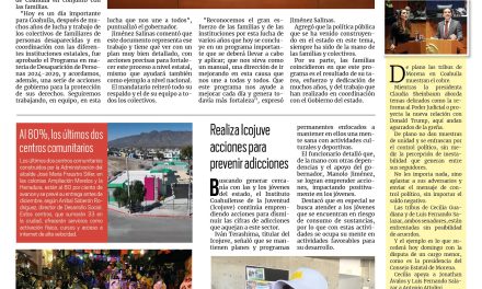 Portada RCG Media [10 de noviembre de 2024] Aprueban Programa en Materia de Desaparición de Personas en Coahuila; Anuncian Gala de Ópera a beneficio del DIF Saltillo y más…