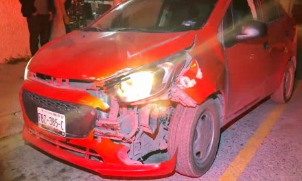 Se registra accidente en la colonia Topochico
