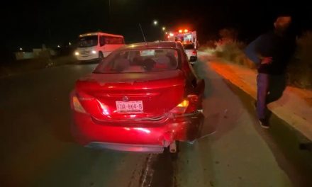 Se registra accidente por alcance en el bulevar Otilio González