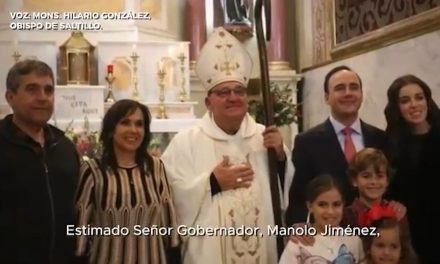 Bendice Obispo al Gobernador Manolo Jiménez