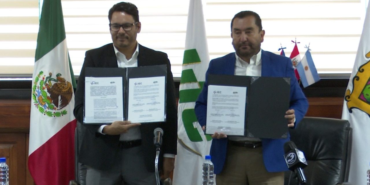 Firman convenio de colaboración IEC y la UTC