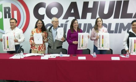 Firma PRI Coahuila compromiso para erradicar la violencia contra las mujeres