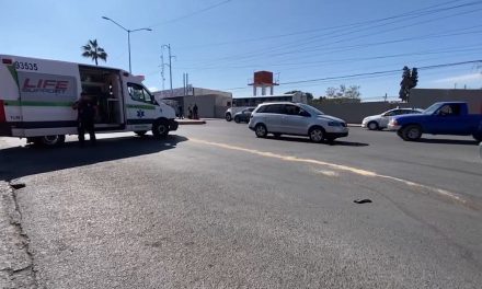 Protagoniza accidente ambulancia privada en Saltillo