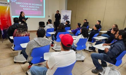 Policía de Ramos Arizpe refuerza pláticas para protección de mujeres