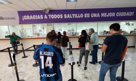 Responden saltillenses a incentivos fiscales de un peso en recargos
