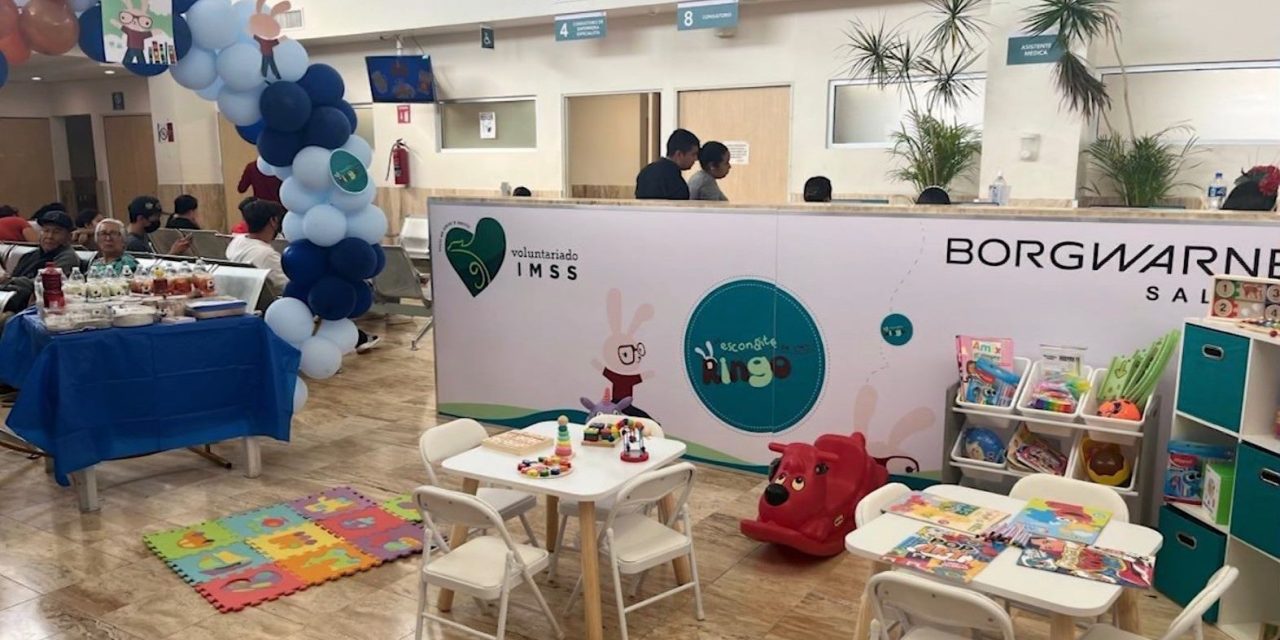 Voluntariado IMSS inaugura ludotecas móviles