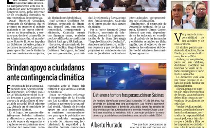 Portada  RCG Carbonífera [7 de diciembre de 2024] Concluyen comparecencias del equipo de Manolo Jiménez: definen plan de trabajo para San Juan de Sabinas y más…