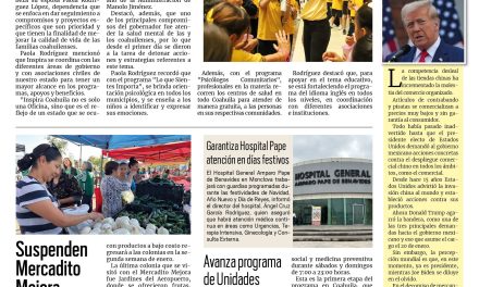 Portada RCG Centro [22 de diciembre de 2024] Inspira Coahuila, un año tocando corazones; ‘Reto Aprende’, un éxito en las escuelas de la región Centroy más…