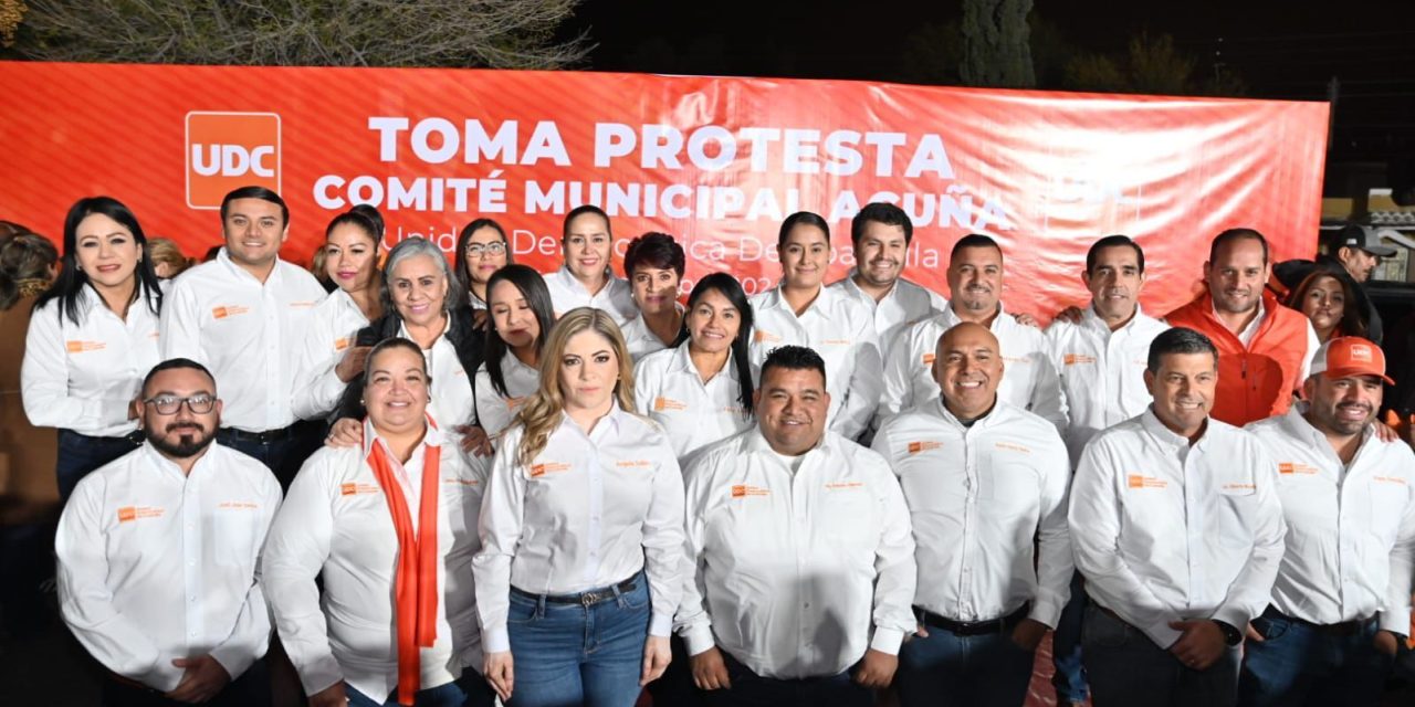 Rinde protesta nuevo Comité Municipal de UDC