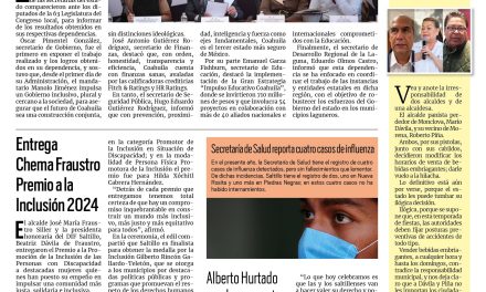 Portada  RCG Media [7 de diciembre de 2024] Concluyen comparecencias del equipo de Manolo Jiménez: mantiene Saltillo atracciones turísticas para visitar y más…
