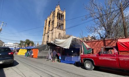Comerciantes ambulantes se instalan cerca del Santuario de Guadalupe