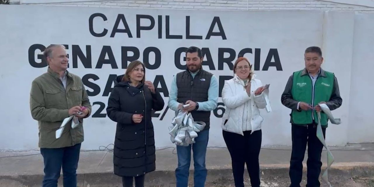 En Arteaga las obras no se detienen