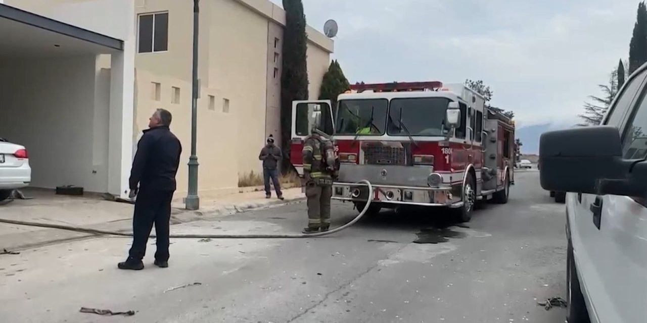 Explosión en vivienda deja dos personas lesionadas en Saltillo
