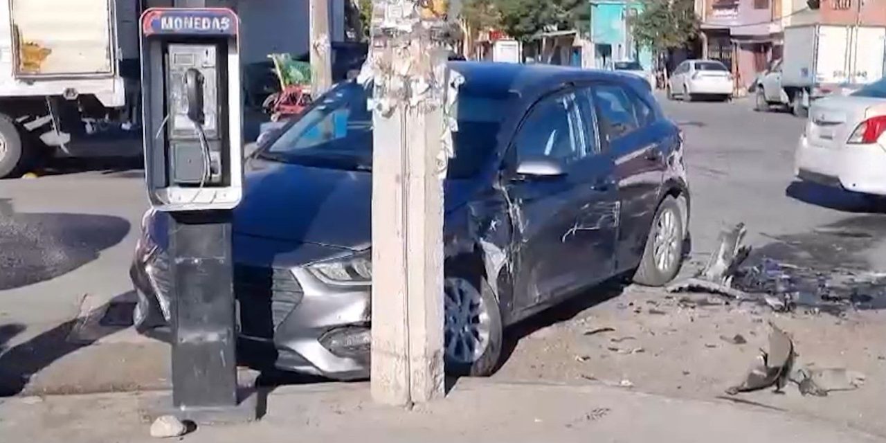 Mujer de la tercera edad protagoniza accidente