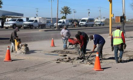 Avanzan obras de recarpeteo en la carretera federal 57