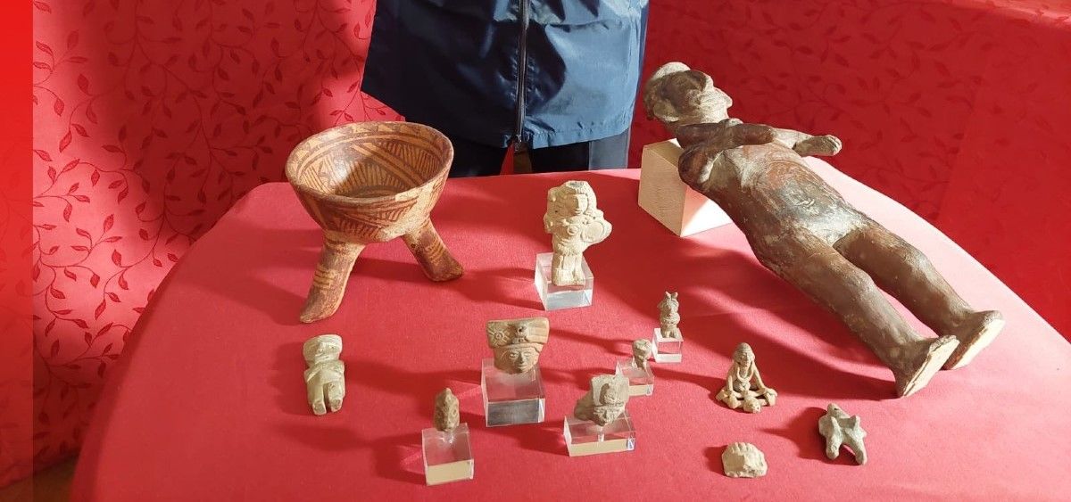 Italia restituye a México 101 piezas arqueológicas