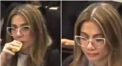 Congresista es captada vapeando en plena sesión de la reforma de la salud