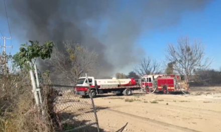 14 incendios en Ramos Arizpe durante la celebración del Año Nuevo