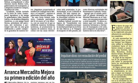 Portada RCG Carbonífera [11 de enero de 2025] CSeguimos proyectando el nombre de Coahuila hacia México y el mundo; heladas y sequía afectan al campo de Múzquiz y más…