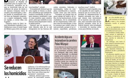 Portada RCG Carbonífera [29 de enero de 2025] Fortalecen Modelo de Seguridad en la región Centro-Desierto; investiga Fiscalía deceso de una bebé en Sabinas y más…