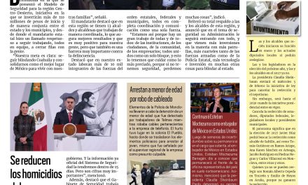 Portada RCG Centro [29 de enero de 2025] Fortalecen Modelo de Seguridad en la región Centro-Desierto; dan mantenimiento a escuela de Monclova tras robo de cableado  y más…
