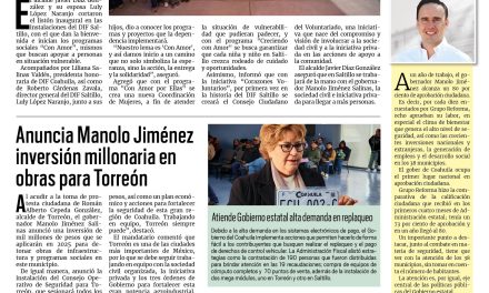 Portada RCG Media [4 de enero de 2025] Da inicio Luly López a los programas ‘Con Amor’; Presenta Saltillo nueva plataforma digital y más…