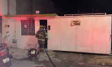Evita GRS una mayor catástrofe, controlaron incendio en un domicilio