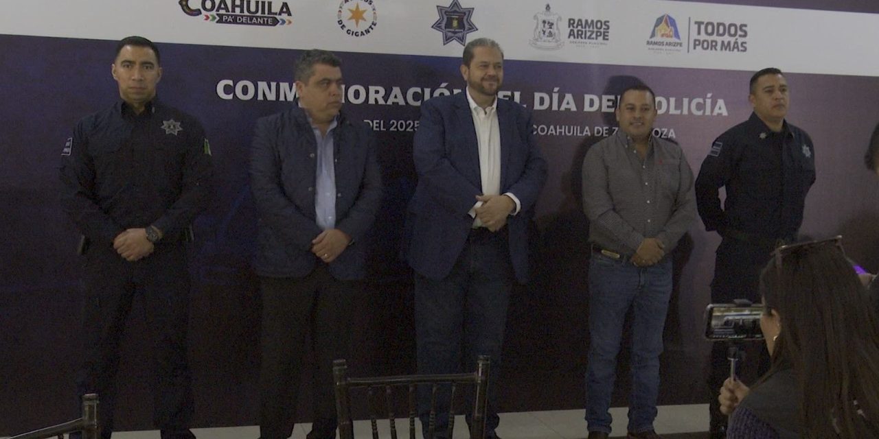 Celebran el Día del Policía en Ramos Arizpe