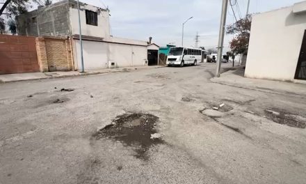 Colonia El Cura de Ramos Arizpe se encuentra inmersa en baches