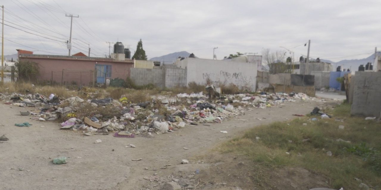 Convierten terrenos en basureros en Ramos Arizpe