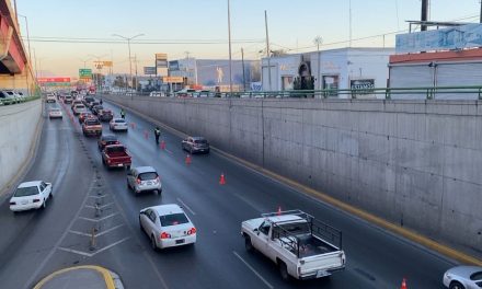 Este lunes continuó el operativo piloto en el distribuidor vial El Sarape