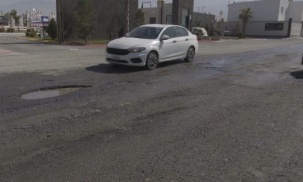En pésimas condiciones la calzada Santa Lucía en Valle de los Almendros