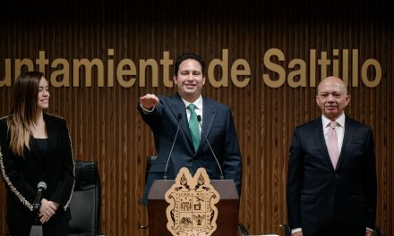Javier Díaz toma protesta como el nuevo alcalde de Saltillo