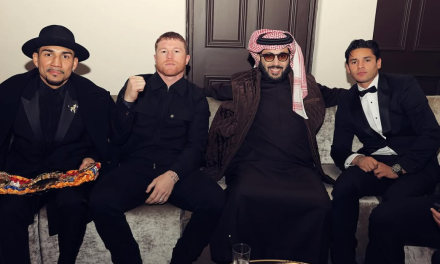 Busca duelo histórico: El jeque Turki Al-Alshikh se reúne con ‘Canelo’ y Crawford