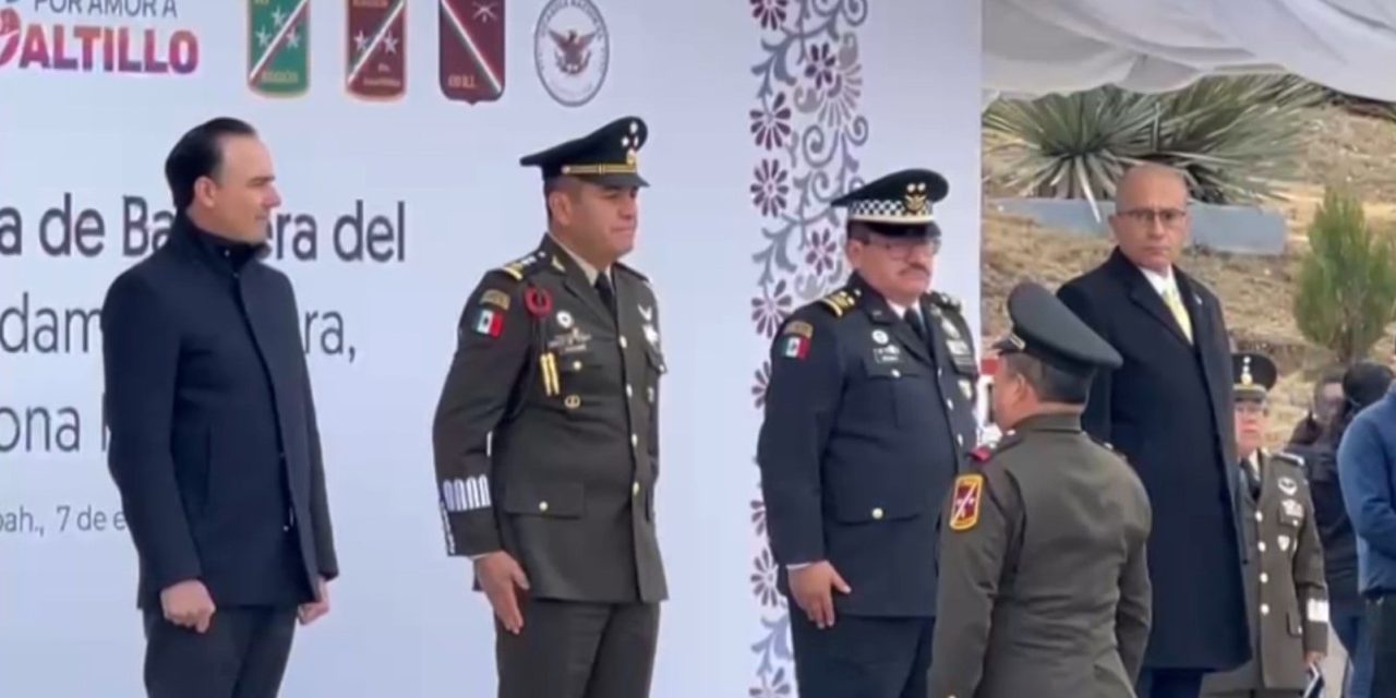 Llega a la Sexta Zona Militar el General Jesús Alejandro Adame Cabrera